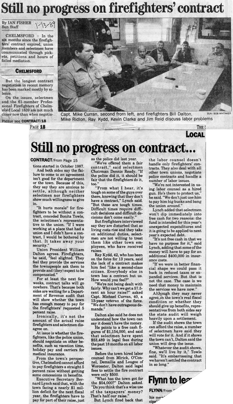 Contract dispute 1989