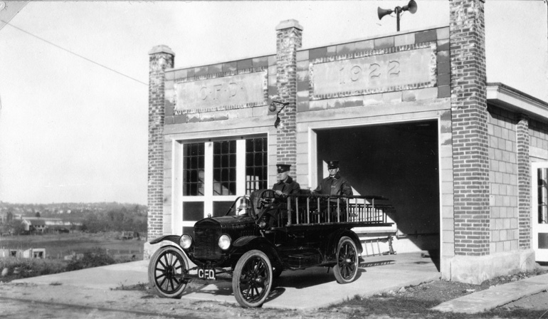 1922 East Fire Station and Auto Truck No. 4