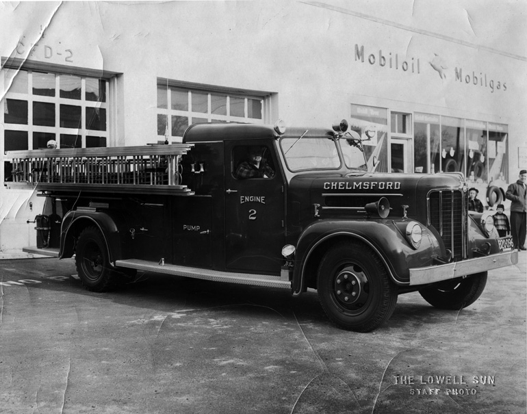 1951 Engine 2 at Rented North Fire Station