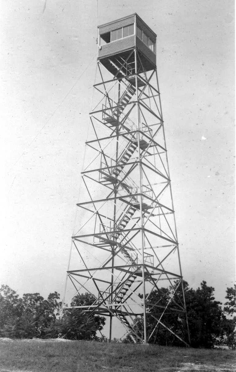 Robins Hill Fire Tower after 1938