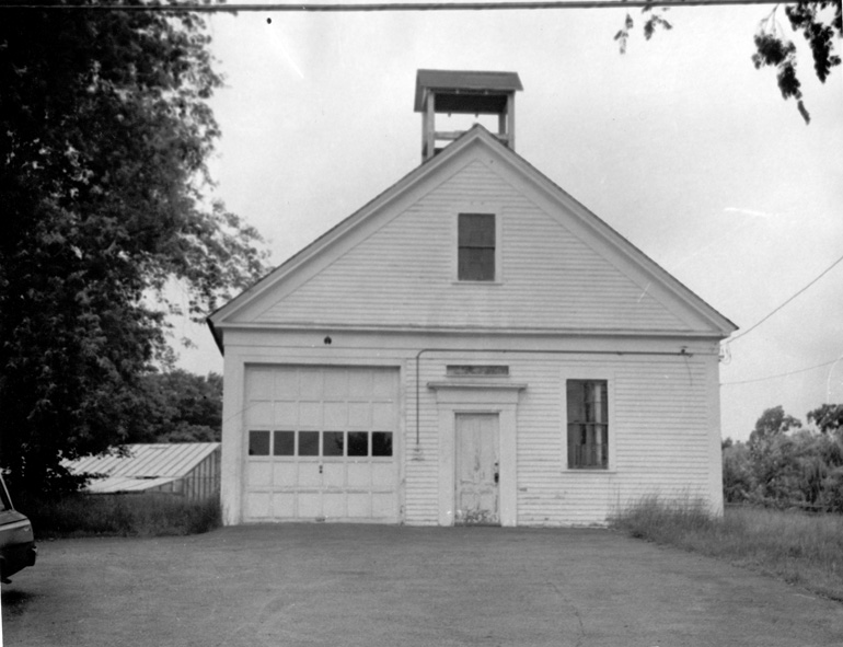Old South Chelmsford Fire Station on Acton Road before demolition in 1966
