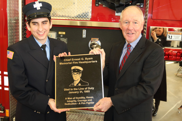 Fire Station dedication on December 12, 2014