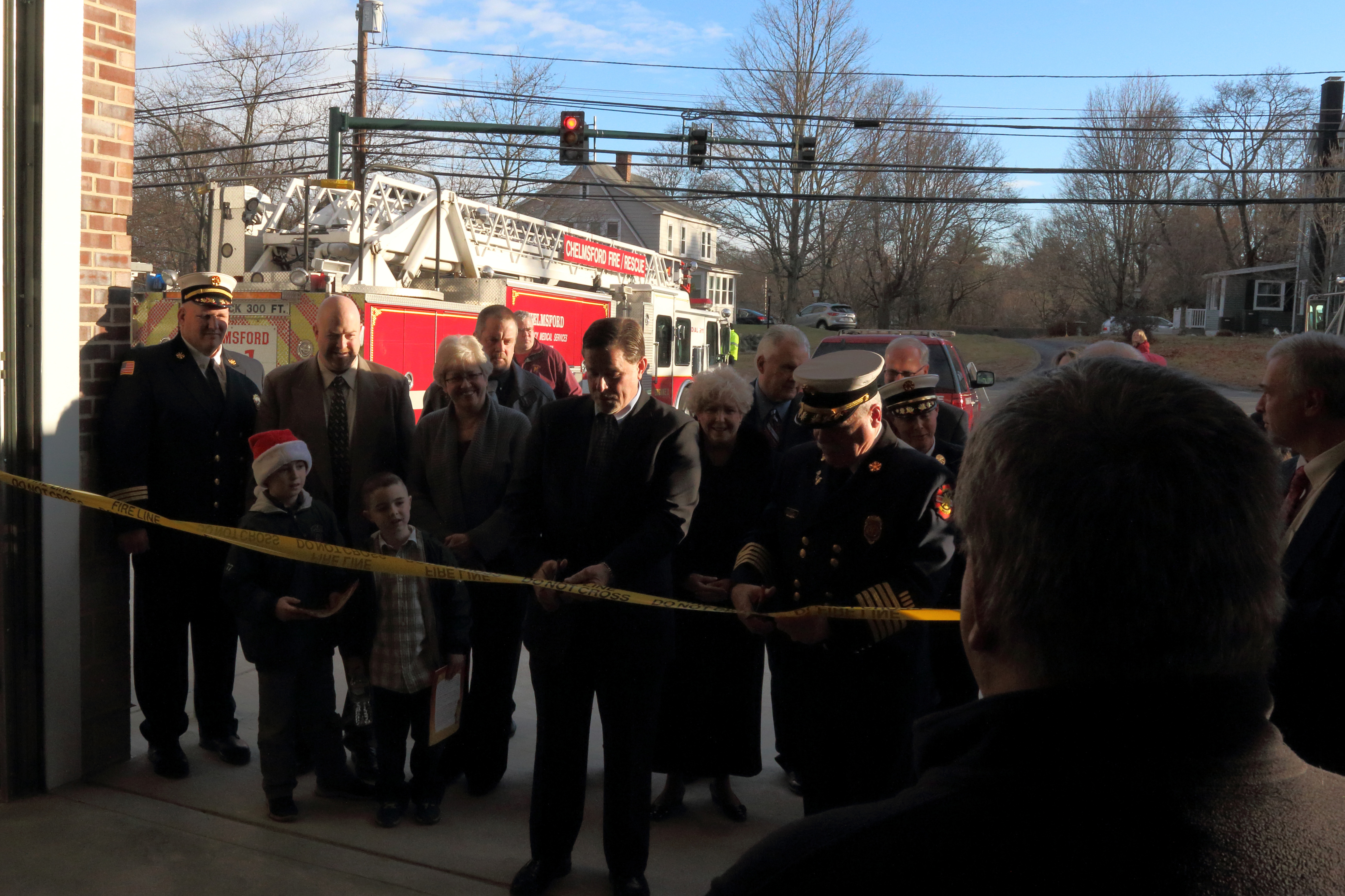 Fire Station dedication on December 12, 2014