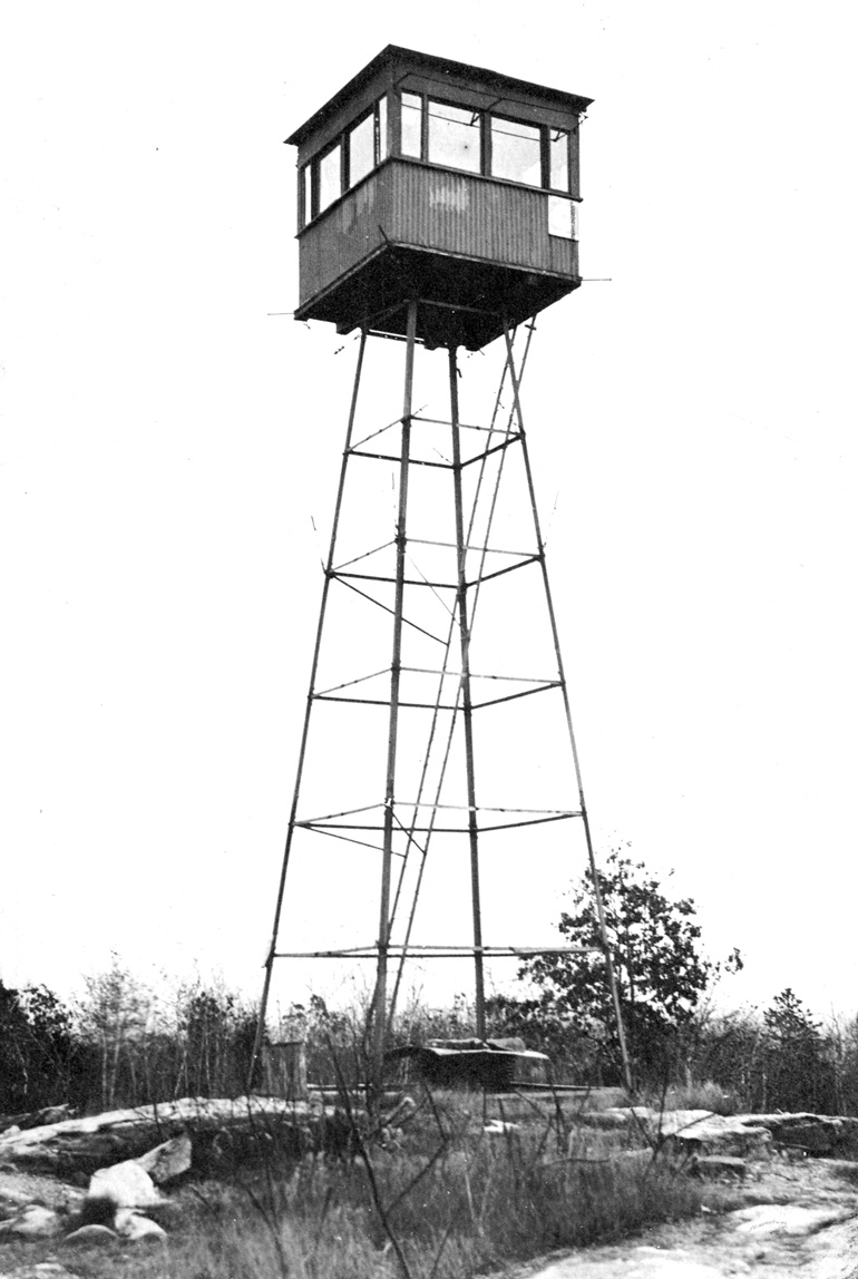 The State Fire Tower on Robin's Hill 1911-1918