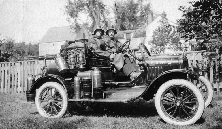 1921 Ford Auto Fire Truck No. 3, first in West Chelmsford