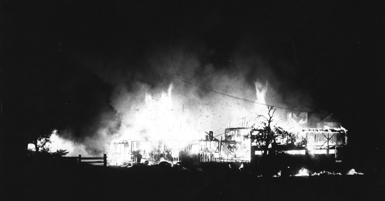 1951 Emerson Barn Fire at 11 North Road