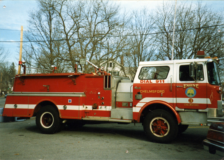 1975 Mack CF 1000 g.p.m. Pumper, Engine 3, delivered in 1976