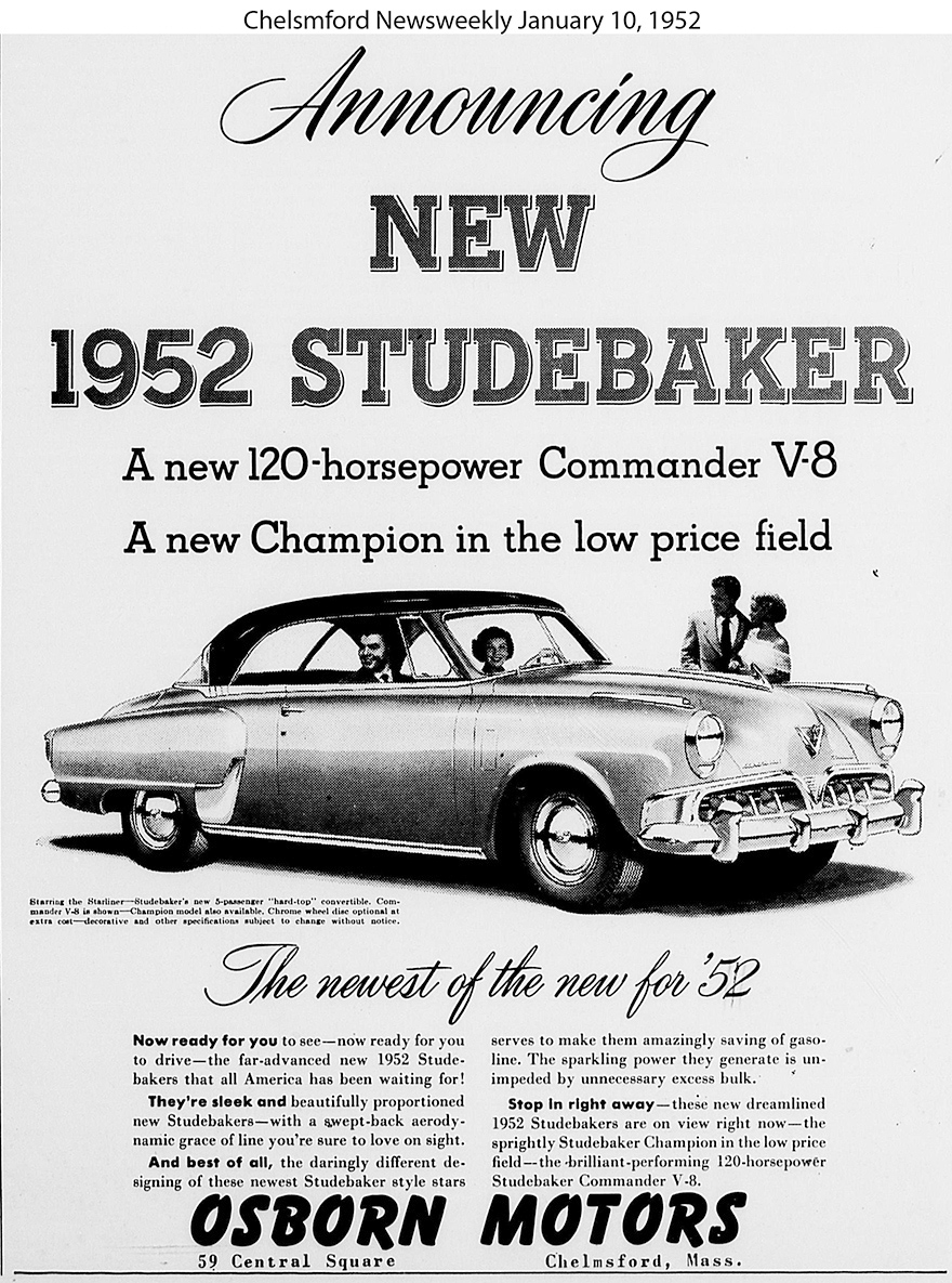 New 1952 Studebaker