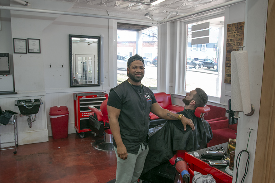 Santanas Barber Shop Interior