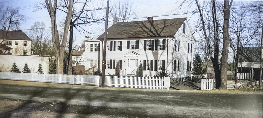 6-Boston road with garage on right