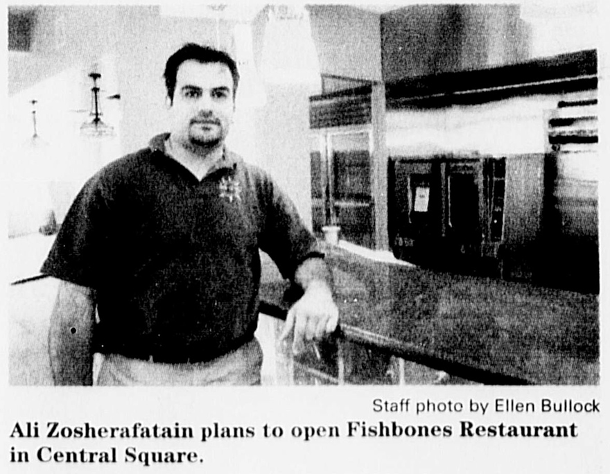 Ali Zosherafatain plans to open Fishbones Restaurant