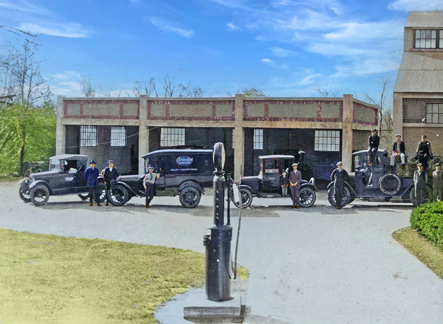 Three-bay Garage in 1923