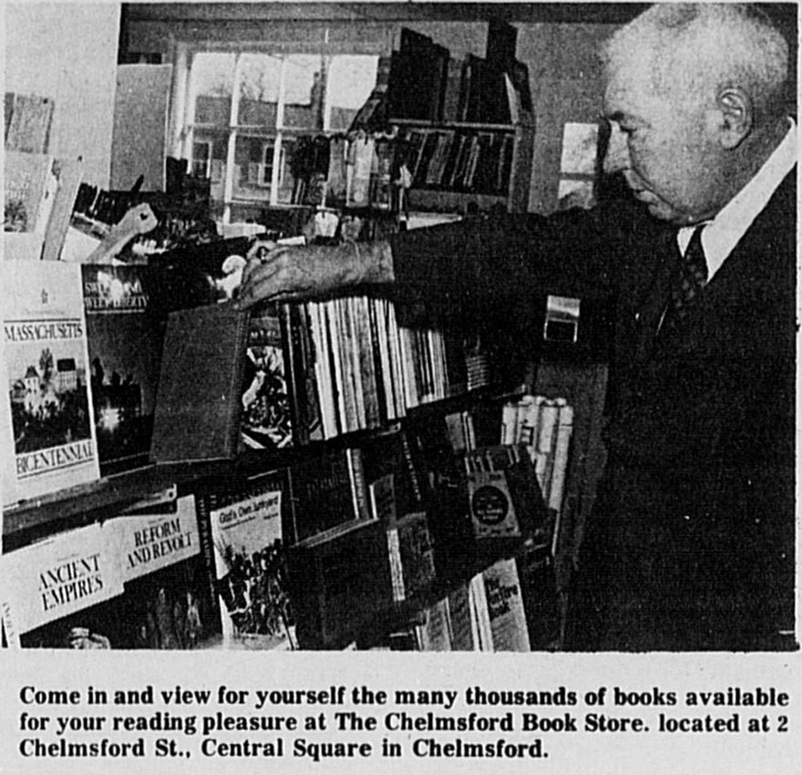 Chelmsford Bookstore interior