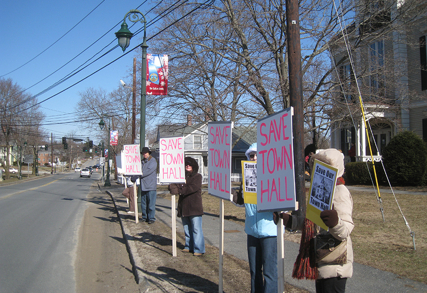 Save Town Hall Picket Line