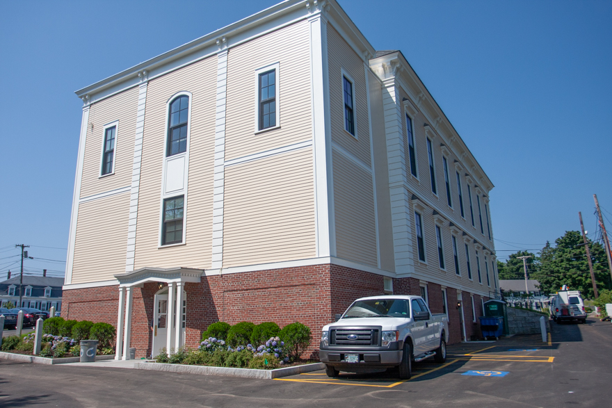 Building rear, after